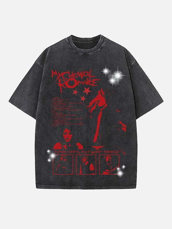 My Chemical Romance Print Round Neck T-shirt