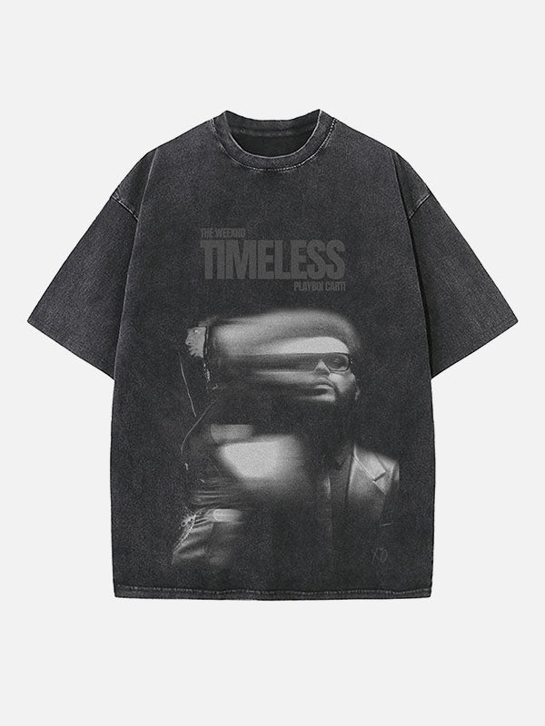 The Weeknd Print Round Neck T-shirt