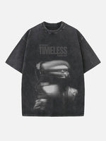 The Weeknd Print Round Neck T-shirt