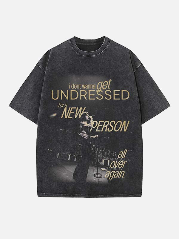 Sombr Print Round Neck T-shirt