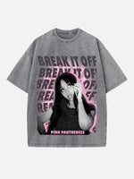 PinkPantheress Print Round Neck T-shirt