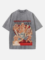 Sabrina Carpenter Print Round Neck T-shirt