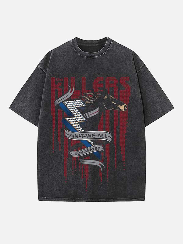 The Killers Print Round Neck T-shirt