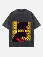 The Weeknd Print Round Neck T-shirt