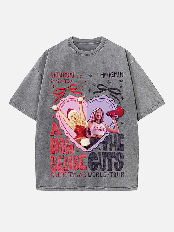 Sabrina Carpenter Print Round Neck T-shirt