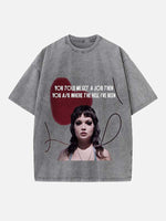 Lola Young Print Round Neck T-shirt