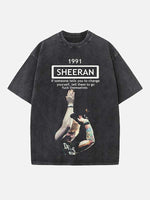 Ed Sheeran Print Round Neck T-shirt