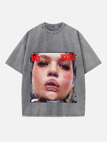 Lola Young Print Round Neck T-shirt