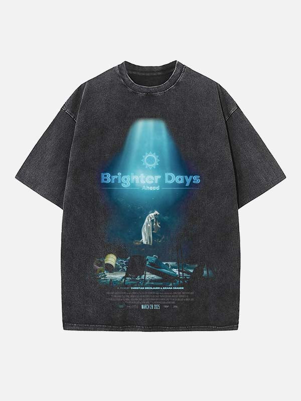 Ariana Grande Print Round Neck T-shirt