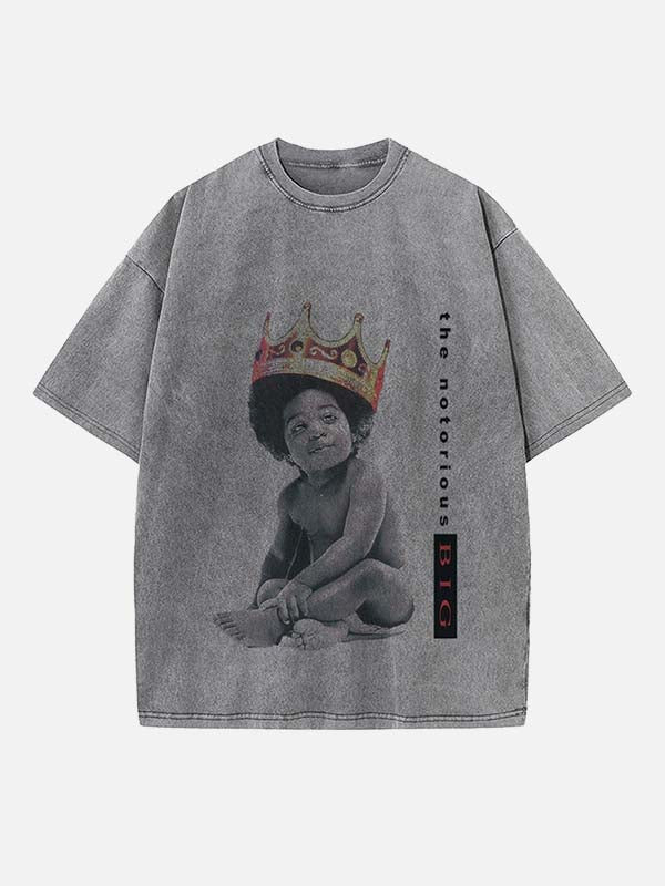 The Notorious B.I.G. Print Round Neck T-shirt