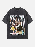 Tyler, The Creator Print Round Neck T-shirt