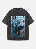 Beyoncé Print Round Neck T-shirt