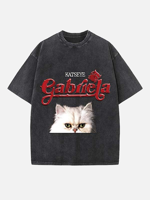 KATSEYE Print Round Neck T-shirt