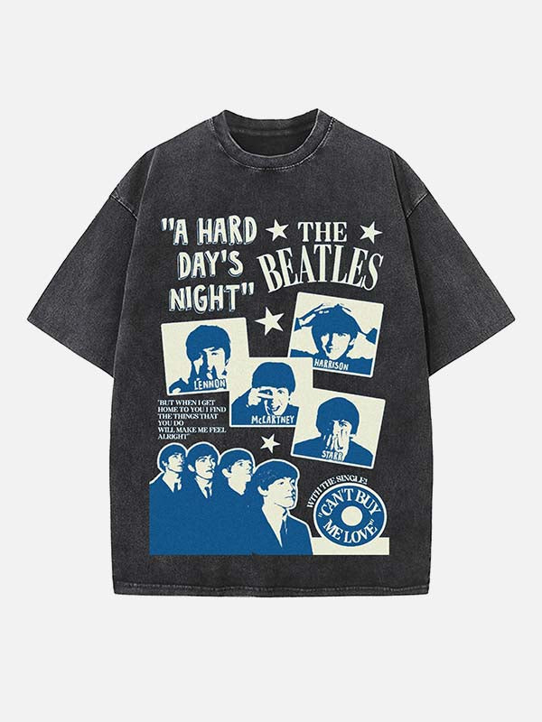 The Beatles Print Round Neck T-shirt