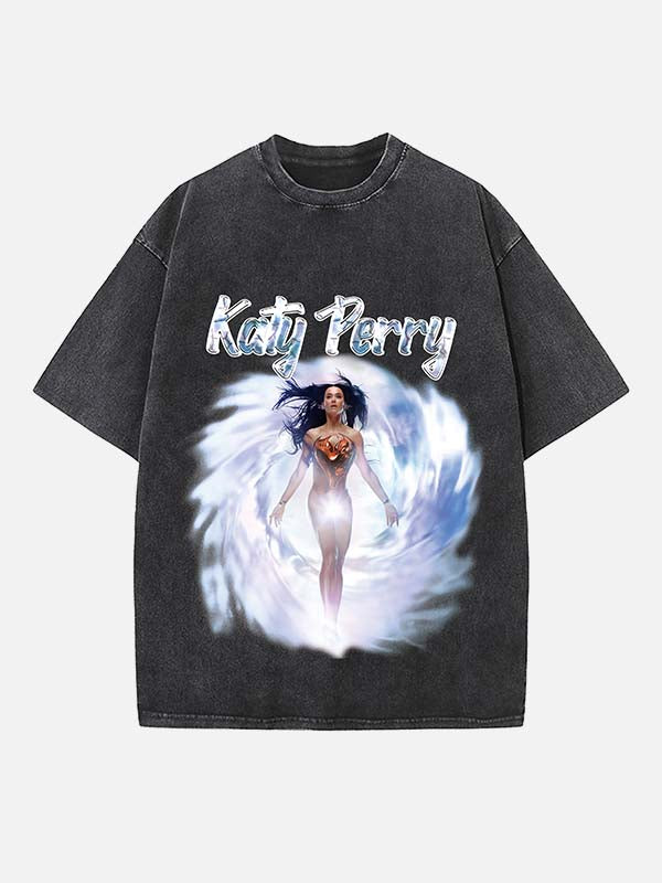 Katy Perry Print Round Neck T-shirt
