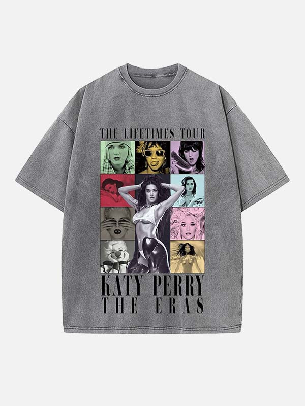 Katy Perry Print Round Neck T-shirt