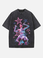 Katy Perry Print Round Neck T-shirt