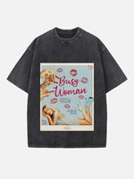 Sabrina Carpenter Print Round Neck T-shirt