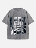 Tate McRae Print Round Neck T-shirt