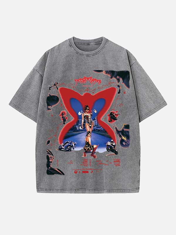 Rosalía Print Round Neck T-shirt