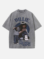 Billie Eilish Print Round Neck T-shirt