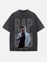 Eminem Print Round Neck T-shirt