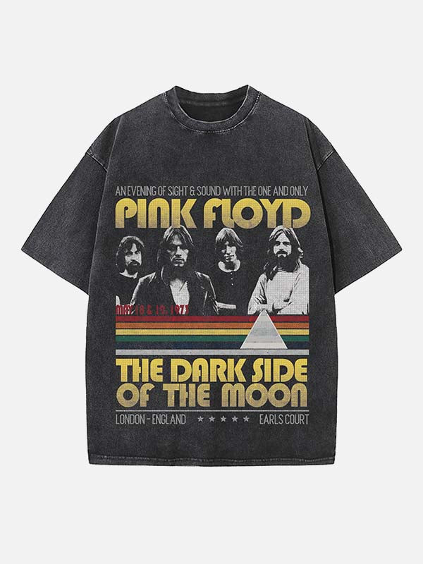 Pink Floyd Print Round Neck T-shirt