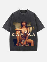 Camila Cabello Print Round Neck T-shirt
