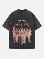 Nicki Minaj Print Round Neck T-shirt