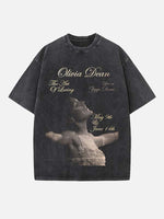 Olivia Dean Print Round Neck T-shirt