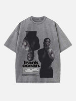 Frank Ocean Print Round Neck T-shirt