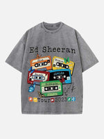 Ed Sheeran Print Round Neck T-shirt