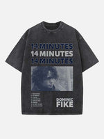 Dominic Fike Print Round Neck T-shirt