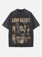Limp Bizkit Print Round Neck T-shirt
