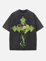 Charli xcx Print Round Neck T-shirt