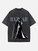 Rihanna Print Round Neck T-shirt