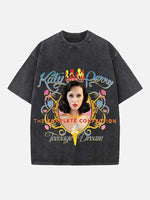 Katy Perry Print Round Neck T-shirt