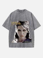Kesha Print Round Neck T-shirt