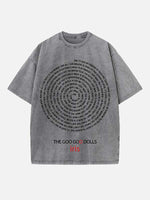 The Goo Goo Dolls Print Round Neck T-shirt