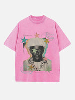 Tyler, The Creator Print Round Neck T-shirt