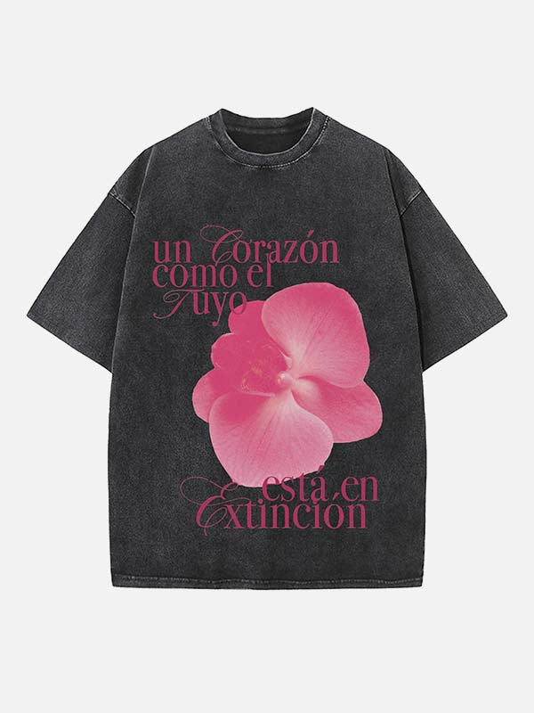 Kali Uchis Print Round Neck T-shirt