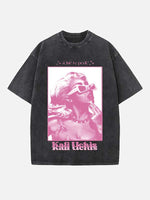 Kali Uchis Print Round Neck T-shirt