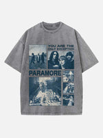 Paramore Print Round Neck T-shirt