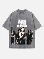 Raye Print Round Neck T-shirt