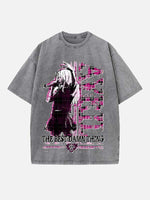 Avril Lavigne Print Round Neck T-shirt