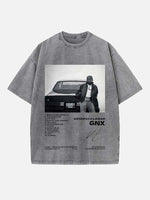 Kendrick Lamar Print Round Neck T-shirt