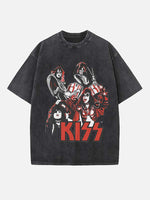 KISS Print Round Neck T-shirt