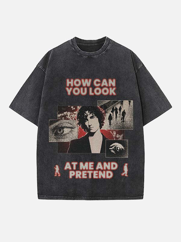 Sombr Print Round Neck T-shirt