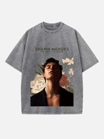 Shawn Mendes Print Round Neck T-shirt