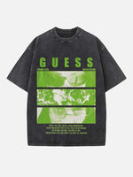 Charli xcx Print Round Neck T-shirt